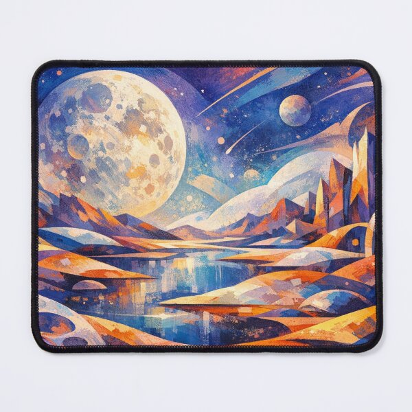 Item preview, Colorful dreams of a lunar landscape designed and sold by Sigtrix.