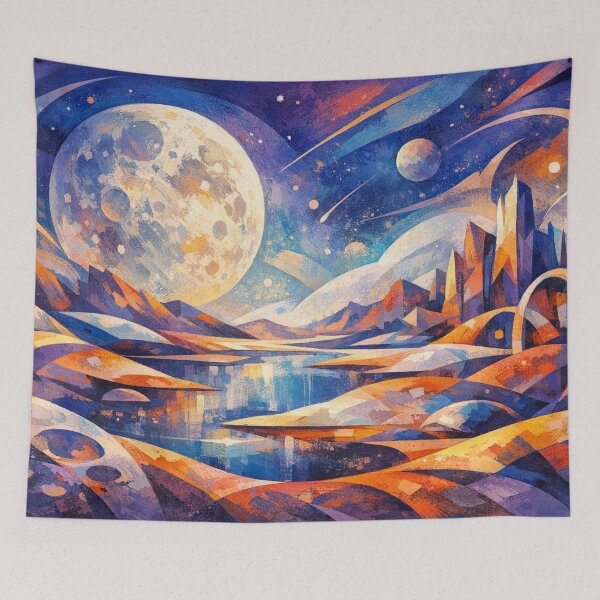 Item preview, Colorful dreams of a lunar landscape designed and sold by Sigtrix.
