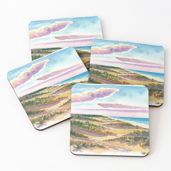 Item preview, Baltic Sea Beach Travel Art Coastal Dunes and Ocean Scene designed and sold by artshop77.