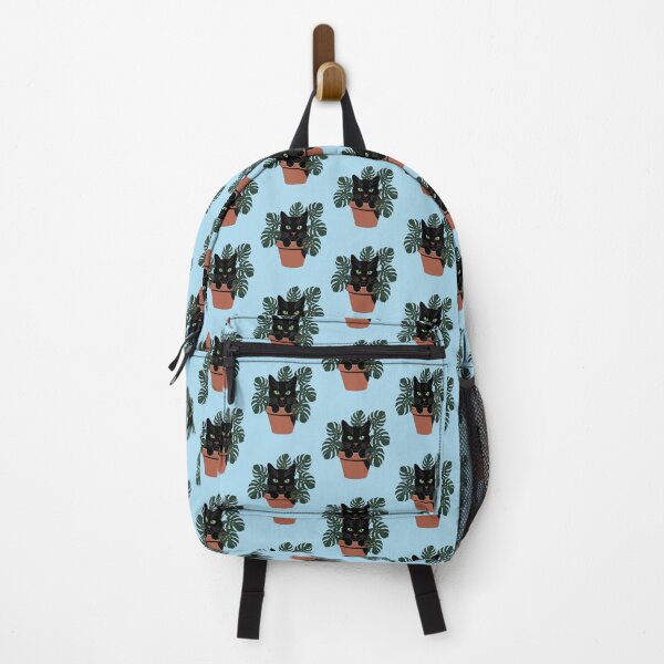 Item preview, Black Cat in Monstera designed and sold by WikaKowalczyk.