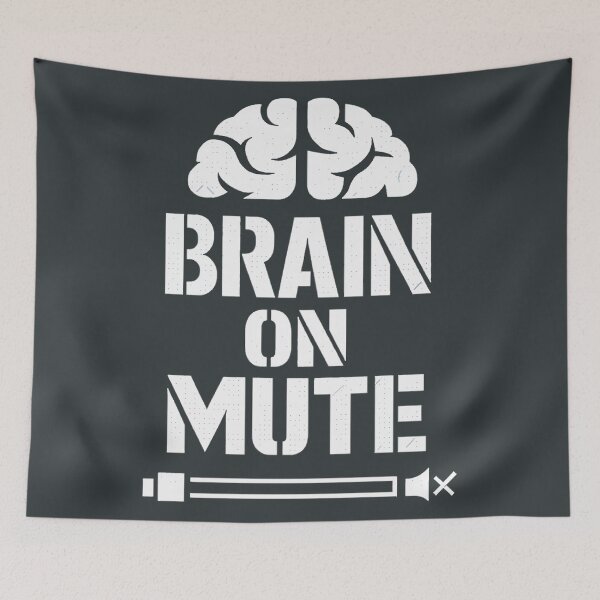 Item preview, Brain On Mute designed and sold by xmoudx.