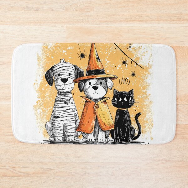 Item preview, Dark Trio Trio Autumn Halloween Mummy Witch Ghost designed and sold by GrinGalore.