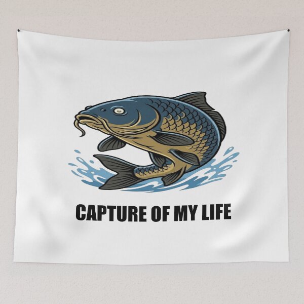 Item preview, Carp Legend - Simple Fishing T-shirt Design designed and sold by ClaussShop.