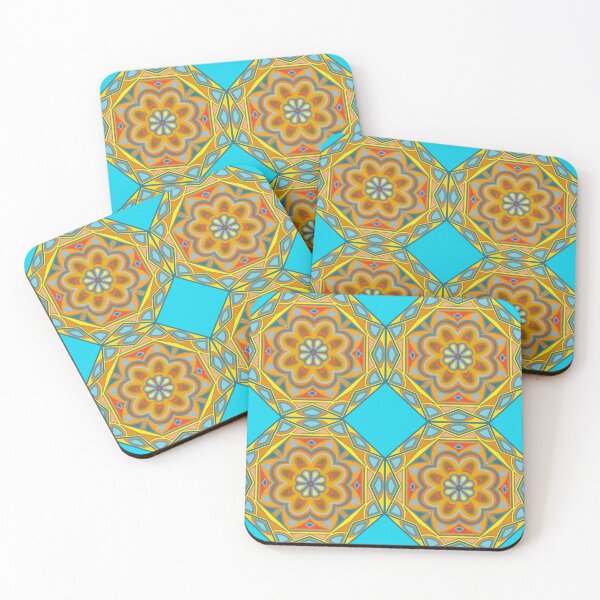 Item preview, Octagonal Oriental Floral Pattern in Soothing Colors designed and sold by anamariafischer.