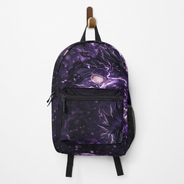 Item preview, Dark Shadow Ninja Anime Sticker ?⚡ | Purple Energy Warrior Hoodie Design | Dark Anime Aesthetic Art designed and sold by SSVSTICKERS.