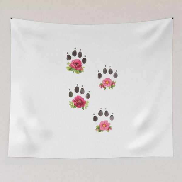 Item preview,  Floral Paw Print  designed and sold by uunaa.
