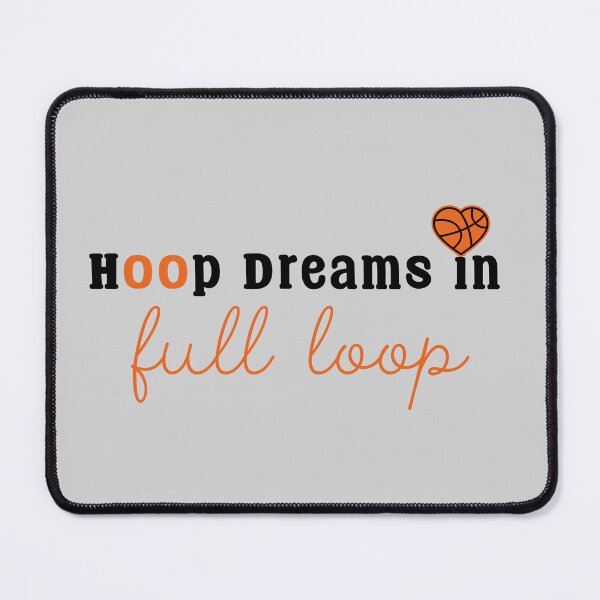 Item preview, Basketball Heart Hoop DreamTypography designed and sold by LoudVictory.