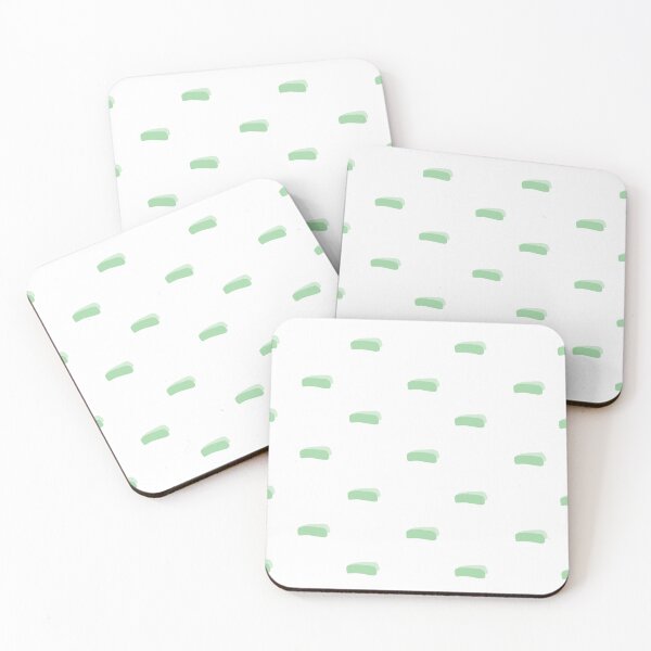 Item preview, Spring Green Minimalist Dashes on White designed and sold by KSimpson838.