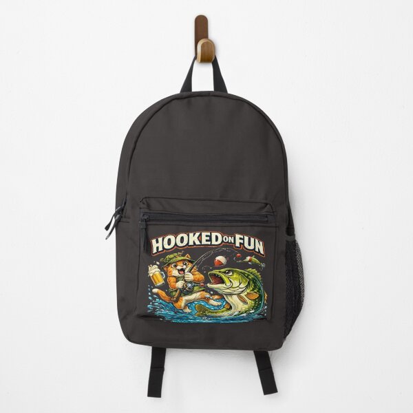 Item preview, Gone Fishing, Be Back Never – Funny Cartoon Fishing Design designed and sold by MONO LAB .