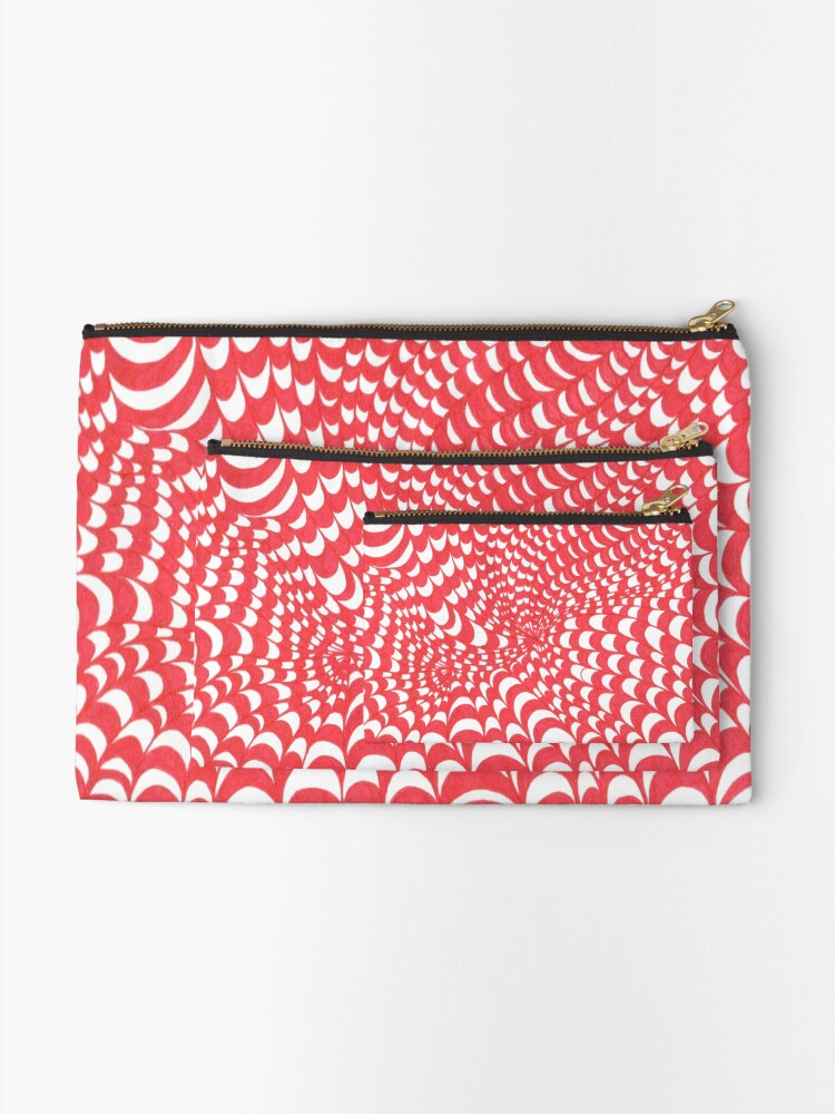 Thumbnail 2 of 4, Zipper Pouch, Abstract 3 designed and sold by Klein-I-Designs.