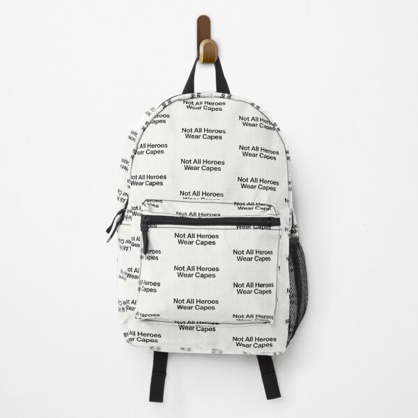 Item preview,  Not All Heroes Wear Capes - Inspirational Quote Typography  -- designed and sold by Petringo.