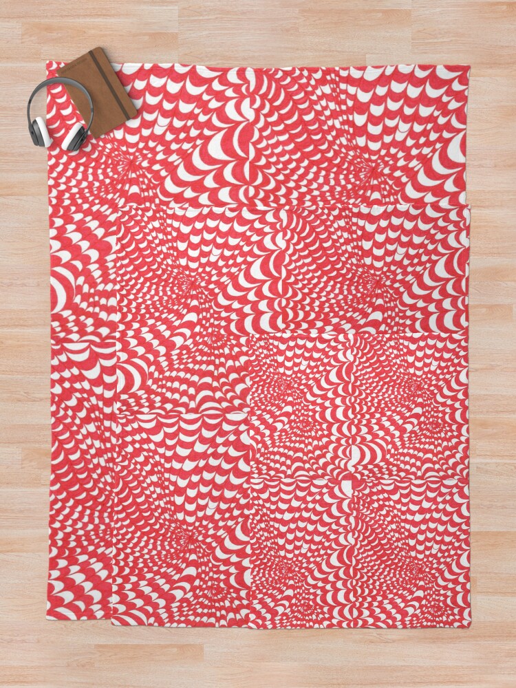 Thumbnail 5 of 6, Throw Blanket, Abstract 3 designed and sold by Klein-I-Designs.