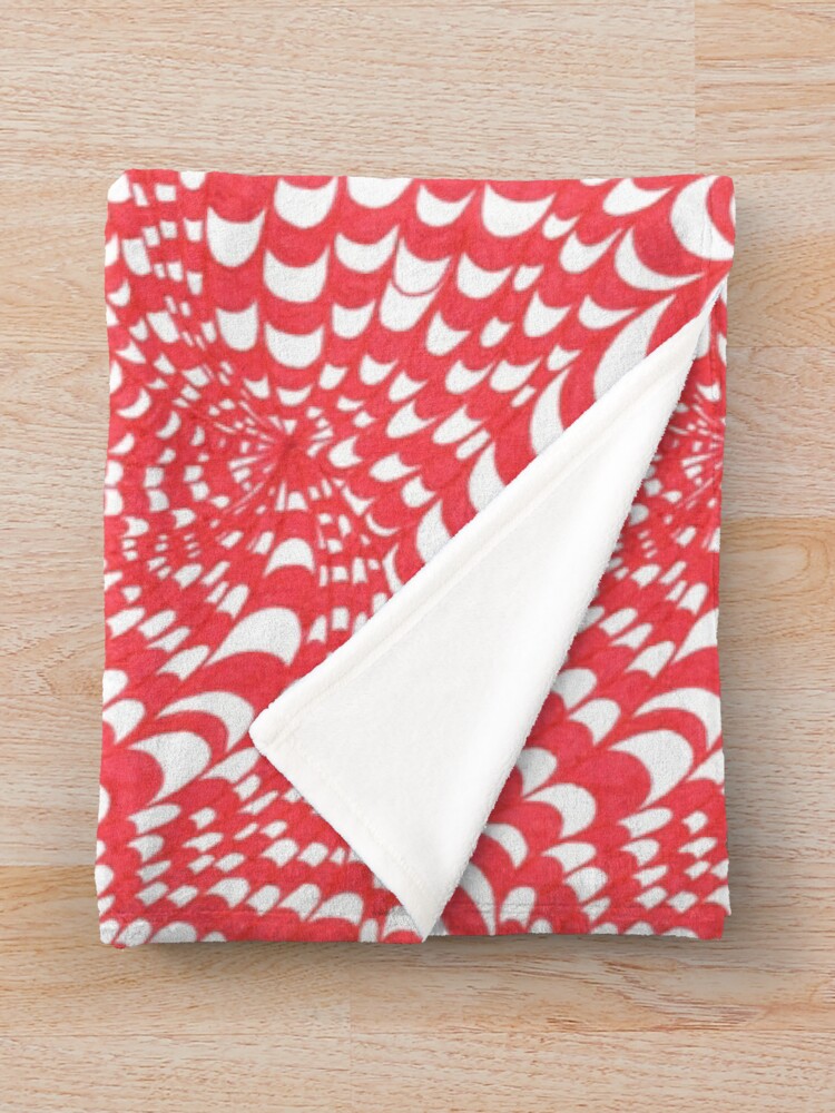Thumbnail 3 of 6, Throw Blanket, Abstract 3 designed and sold by Klein-I-Designs.