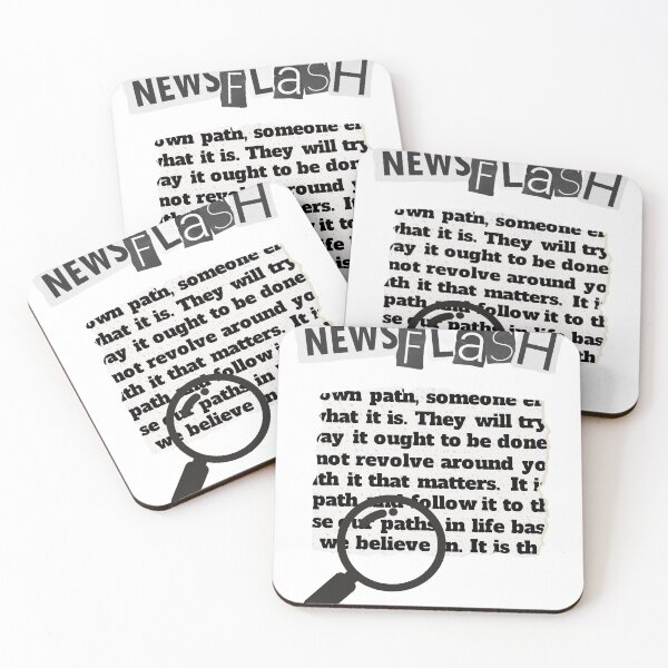 Item preview, Newsflash Typography Design designed and sold by designsvetlana1.