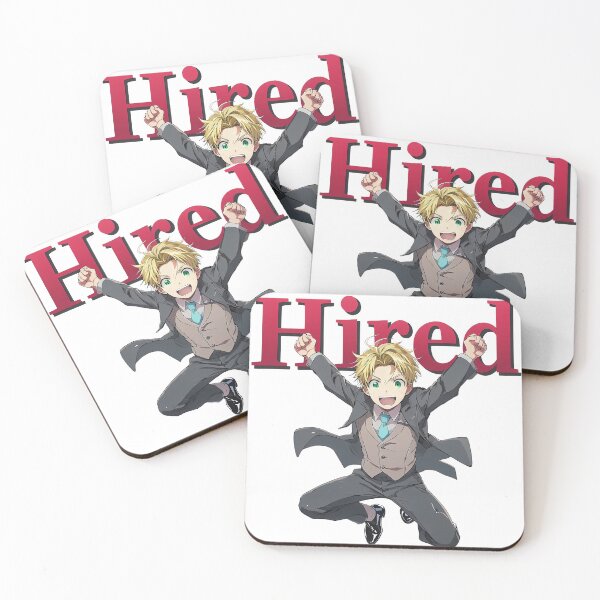 Item preview, Hired – The Career Win Celebration designed and sold by ArtisticDesignsbyLinda.