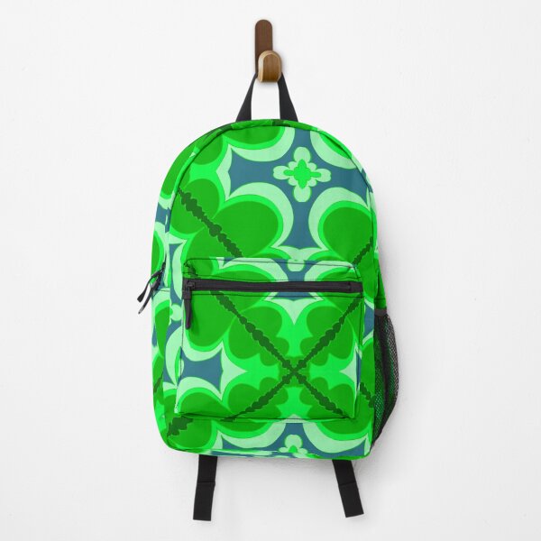Item preview, Geometric Green Leaf Pattern with Layered Shades designed and sold by anamariafischer.