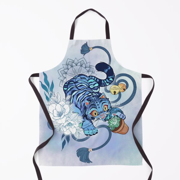 Aperçu de l'œuvre Blue tiger créée et vendue par KalikaGraphisme.