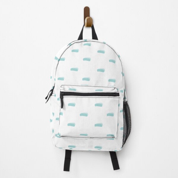 Item preview, Pastel Cyan Minimalist Dashes on White designed and sold by KSimpson838.