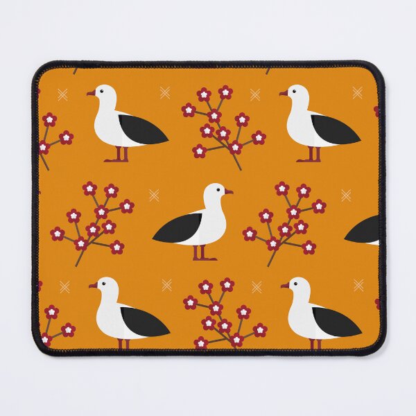 Item preview, Albatrosses on orange designed and sold by reneesillus.