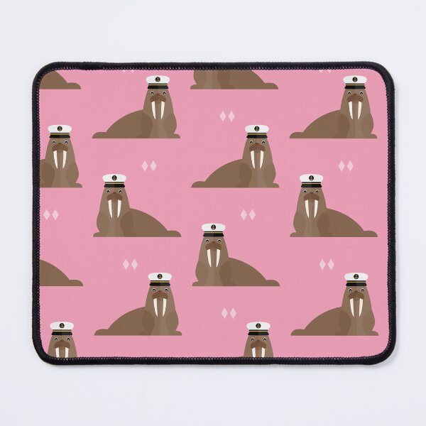 Item preview, Walruses with sailor hat on pink designed and sold by reneesillus.