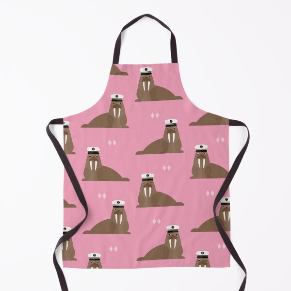 Item preview, Walruses with sailor hat on pink designed and sold by reneesillus.