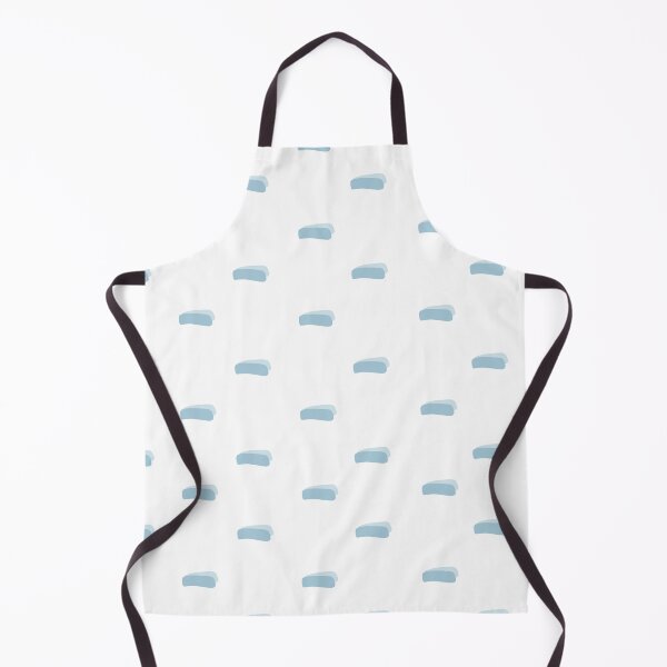 Item preview, Pastel Azure Minimalist Dashes on White designed and sold by KSimpson838.