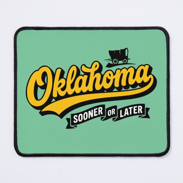 Item preview, Retro Oklahoma Vintage 70s Script Sooner or Later Vector Art designed and sold by Cozy-Old-Pub.
