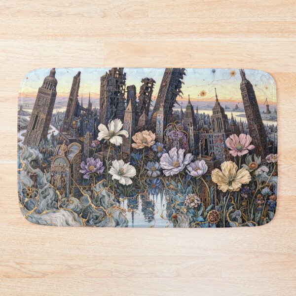 Item preview, Floral Resilience in the Urban Ruins designed and sold by M-Y-A-R-T-.