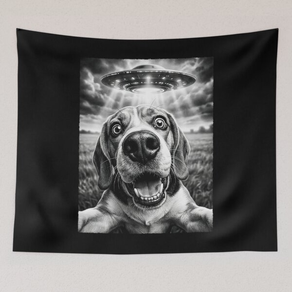 Item preview, Vintage Beagle UFO Alien Dog Mom Dad Lover designed and sold by TerryConnells.
