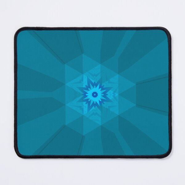 Item preview, Blue Radiant Starburst Mandala designed and sold by IntelliMindDesigns.