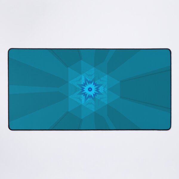 Item preview, Blue Radiant Starburst Mandala designed and sold by IntelliMindDesigns.