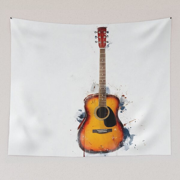 Item preview, acoustic guitar painting artwork designed and sold by gut2000.
