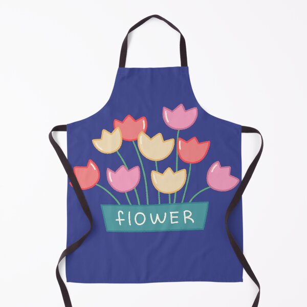 Item preview, Colorful Tulip Flowers in Teal Pot - Cute Hand-Drawn Illustration designed and sold by ubborn.