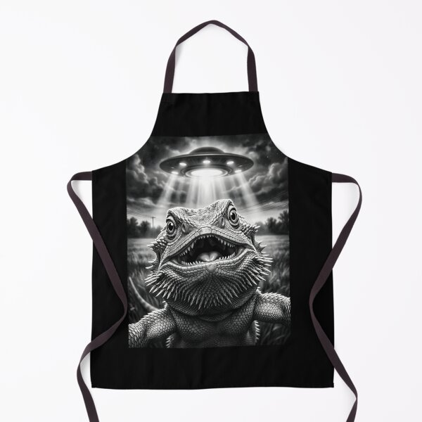 Item preview, Vintage Bearded Dragon UFO Alien Animal Lover designed and sold by TerryConnells.