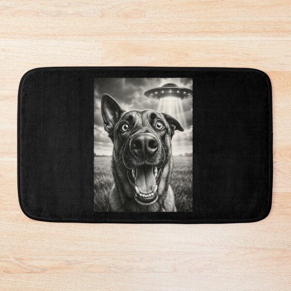 Item preview, Vintage Belgian Malinois UFO Alien Dog Mom Dad Lover designed and sold by TerryConnells.