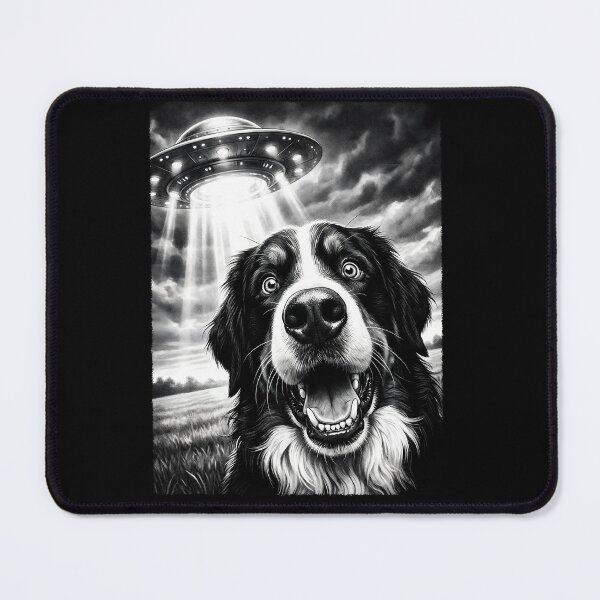Item preview, Vintage Bernese Mountain Dog UFO Alien Dog Mom Dad Lover designed and sold by TerryConnells.