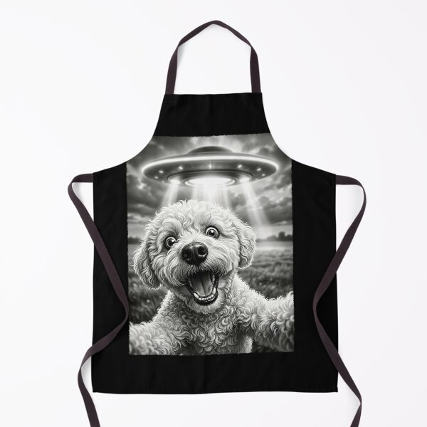 Item preview, Vintage Bichon Frise UFO Alien Dog Mom Dad Lover designed and sold by TerryConnells.
