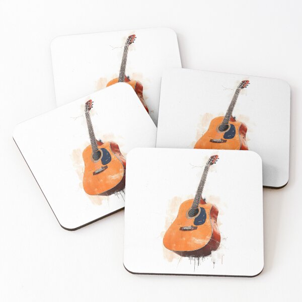 Item preview, acoustic guitar painting artwork designed and sold by gut2000.