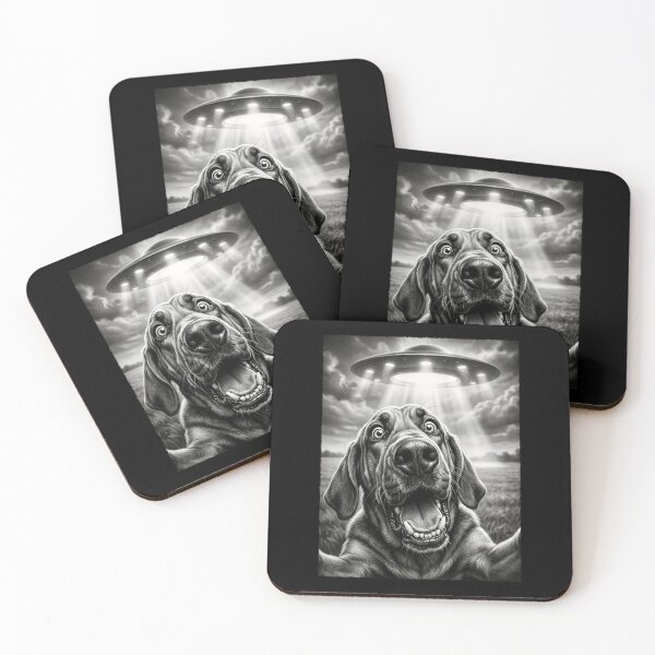 Artikelvorschau, Vintage Bloodhound UFO Alien Hund Mama Papa Liebhaber entworfen und verkauft von TerryConnells.