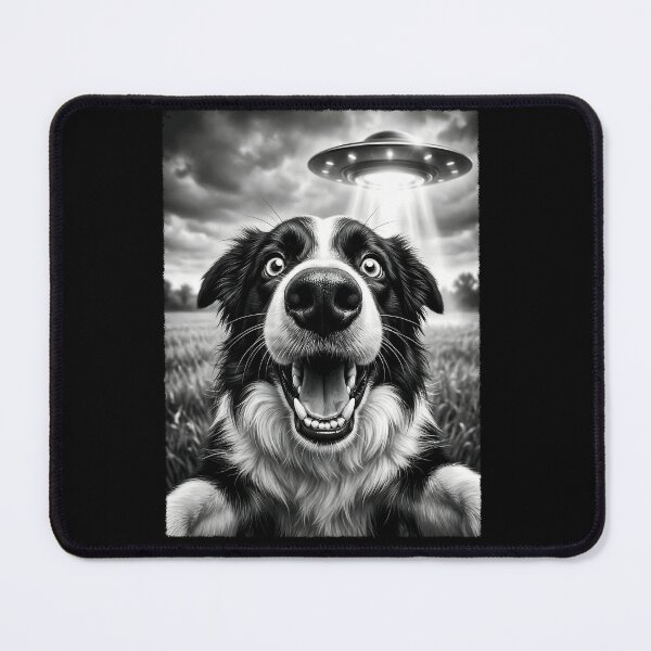 Item preview, Vintage Border Collie UFO Alien Dog Mom Dad Lover designed and sold by TerryConnells.