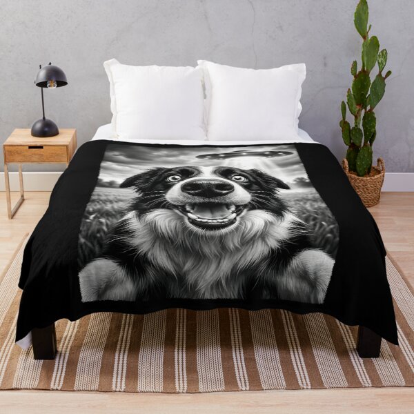 Item preview, Vintage Border Collie UFO Alien Dog Mom Dad Lover designed and sold by TerryConnells.