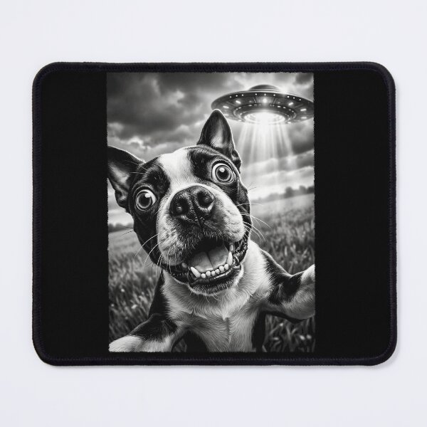 Item preview, Vintage Boston Terrier UFO Alien Dog Mom Dad Lover designed and sold by TerryConnells.