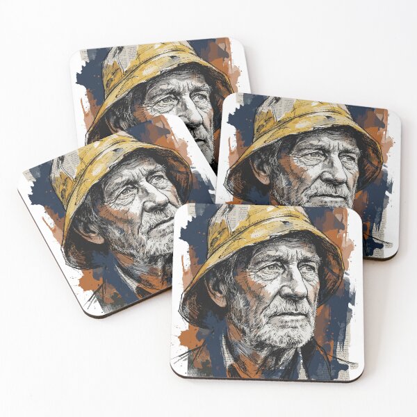 Item preview, Artistic Portrait of an Old Sea Captain designed and sold by TaruHonu.