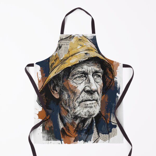 Item preview, Artistic Portrait of an Old Sea Captain designed and sold by TaruHonu.