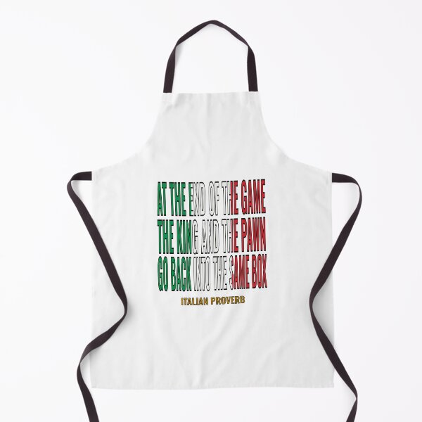 Item preview, Italian Proverb: The King and The Pawn (Gold & Tricolore Edition) designed and sold by JR78.