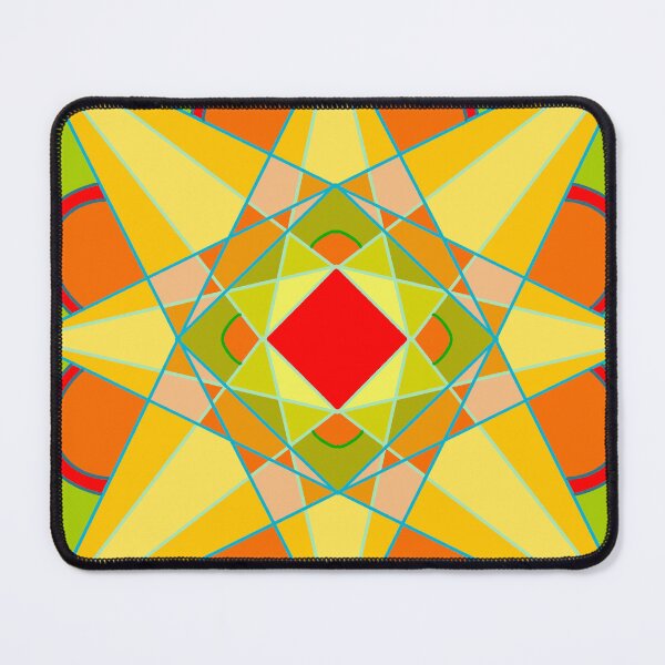 Item preview, Spring Tile Pattern with Crystal Eight‑Point Star designed and sold by anamariafischer.