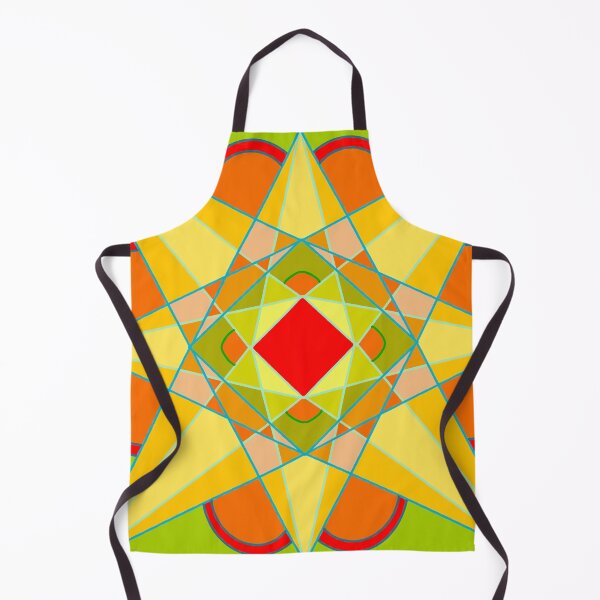 Item preview, Spring Tile Pattern with Crystal Eight‑Point Star designed and sold by anamariafischer.
