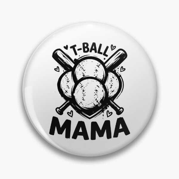 Item preview, T Ball Mom Apparel Cute Baseball Mom Colorful Tball Mom T-Shirt, Baseball Mom Gift, Sports Mom designed and sold by AsturShop.