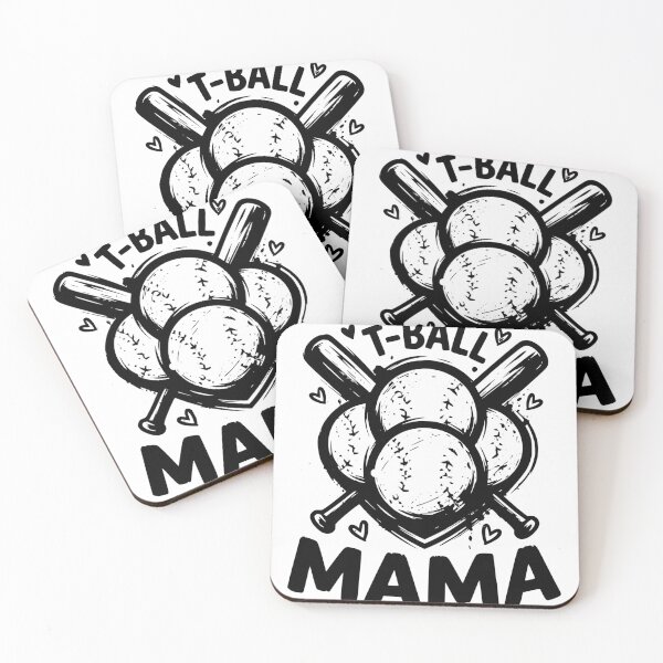 Item preview, T Ball Mom Apparel Cute Baseball Mom Colorful Tball Mom T-Shirt, Baseball Mom Gift, Sports Mom designed and sold by AsturShop.