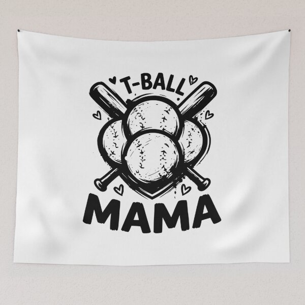 Item preview, T Ball Mom Apparel Cute Baseball Mom Colorful Tball Mom T-Shirt, Baseball Mom Gift, Sports Mom designed and sold by AsturShop.